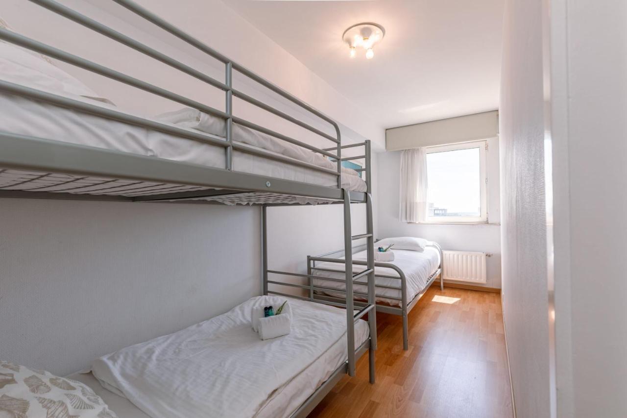 Stunning Seaview Apt On 7Th Floor At Beachfront Knokke-Heist Exteriör bild